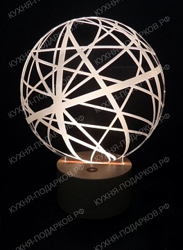 Изображения 3D светильник атом 1