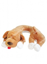 Подушка собака с массажем шеи 1