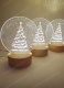 3D светильник - новогодняя ель 2