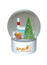 Снежный шар с логотипом 39 (10 см.)