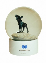 Снежный шар с логотипом 25 (10 см.)