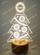 Светильник елка с логотипом 1