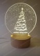 3D светильник - новогодняя ель 2