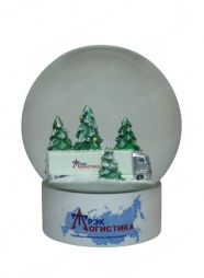 Снежный шар с логотипом 37 (10 см.)