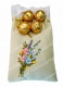 Конфеты с логотипом в цветочном мешочке 2