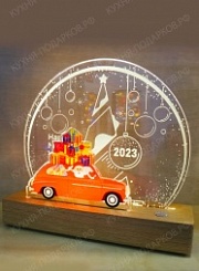 Светильник лампа с логотипом 27