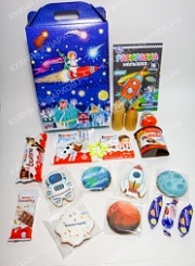 Детский подарок космос в коробке 15