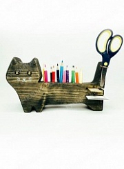 Кошка подставка для канцелярии 2