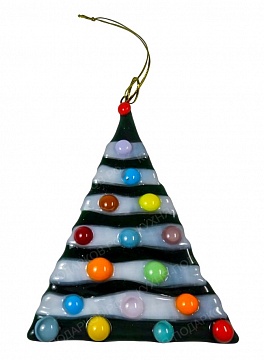 Изображения Новогодняя елочка игрушка из стекла 1