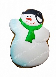 Пряник снеговик 1