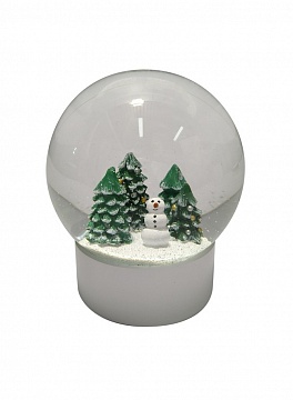 Изображения Снеговик в новогоднем лесу 1 (10 см.)