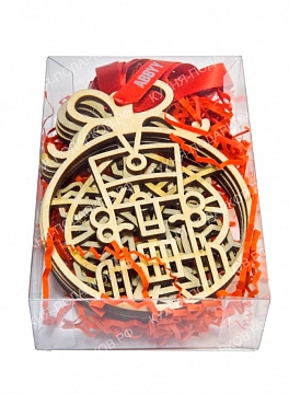 Изображения Новогодние игрушки в наборе 1