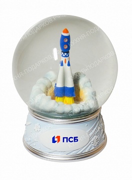 Изображения Снежный шар с логотипом 12 (12 см.)